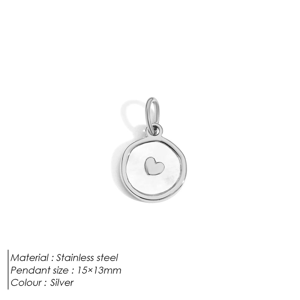 Emanco Bohemian Heart Charm Diy Earrings Bracelets Necklace Accessories Making Stainless Steel Jewelry 48 Hour Shipping