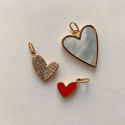 Emanco Bohemian Heart Charm Diy Earrings Bracelets Necklace Accessories Making Stainless Steel Jewelry 48 Hour Shipping