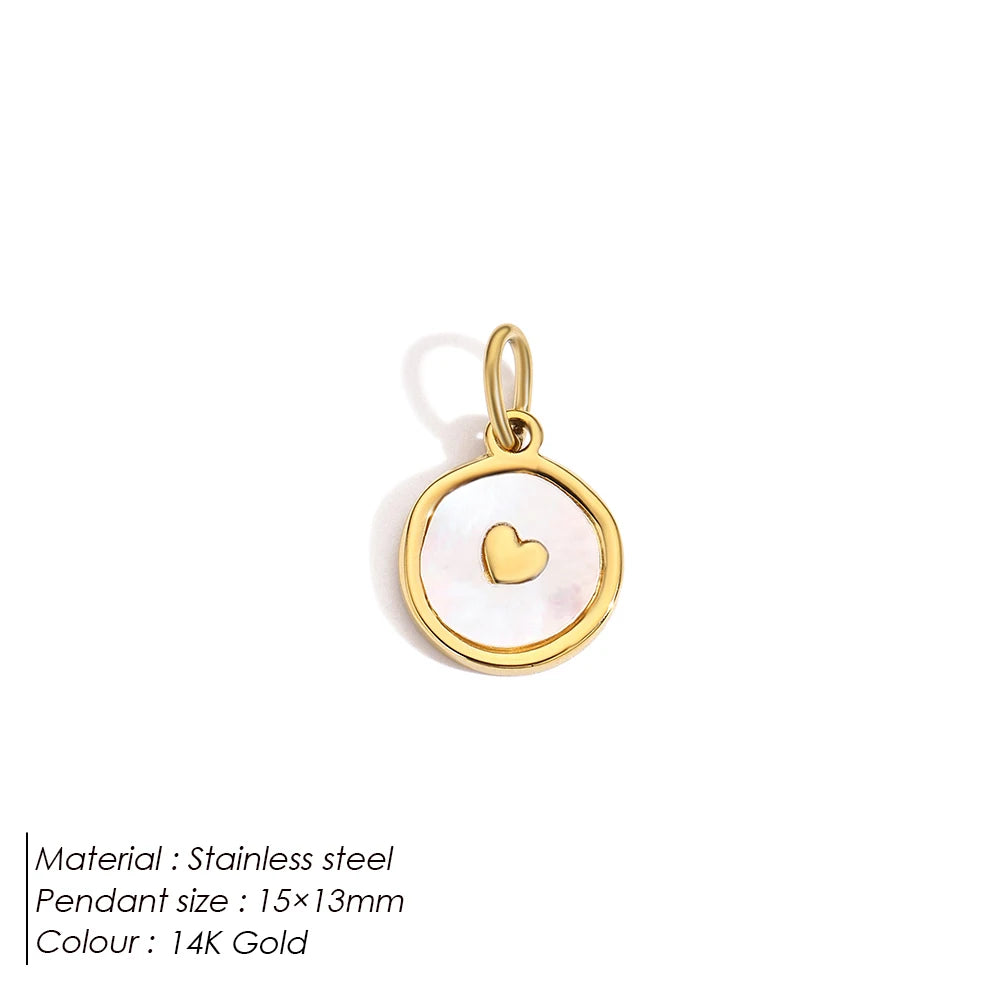 Emanco Bohemian Heart Charm Diy Earrings Bracelets Necklace Accessories Making Stainless Steel Jewelry 48 Hour Shipping