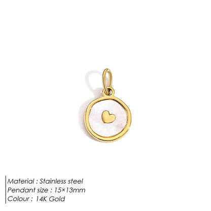 Emanco Bohemian Heart Charm Diy Earrings Bracelets Necklace Accessories Making Stainless Steel Jewelry 48 Hour Shipping
