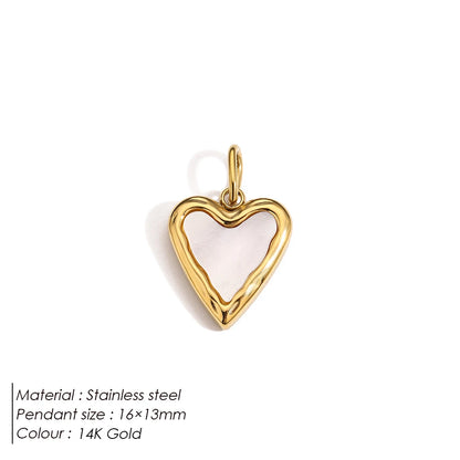 Emanco Bohemian Heart Charm Diy Earrings Bracelets Necklace Accessories Making Stainless Steel Jewelry 48 Hour Shipping