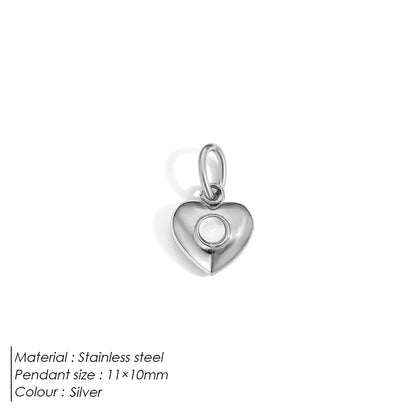 Emanco Bohemian Heart Charm Diy Earrings Bracelets Necklace Accessories Making Stainless Steel Jewelry 48 Hour Shipping