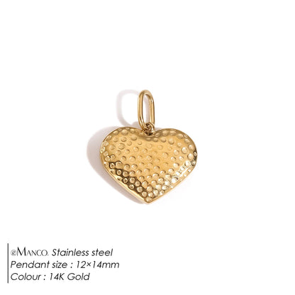 Emanco Bohemian Heart Charm Diy Earrings Bracelets Necklace Accessories Making Stainless Steel Jewelry 48 Hour Shipping